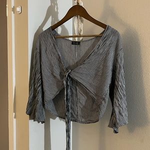 12th Tribe Striped Crop Top